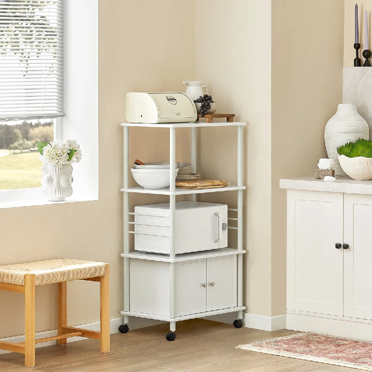 sobuy - Meuble de Rangement Cuisine Roulant