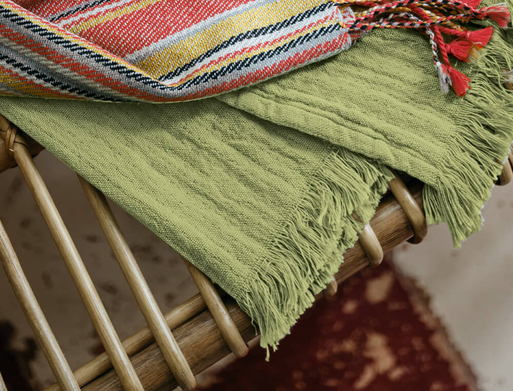 Plaid uni-Destination tropicale