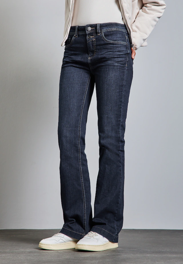 STREET ONE Bootcut-Jeans , im Five-Pocket Style
