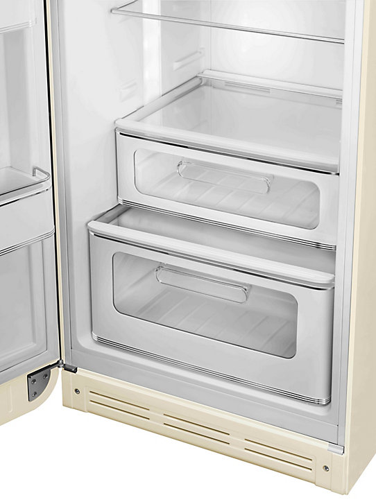 Réfrigérateur congélateur à poser ouverture gauche Smeg FAB30LCR5 222L / 72L crème