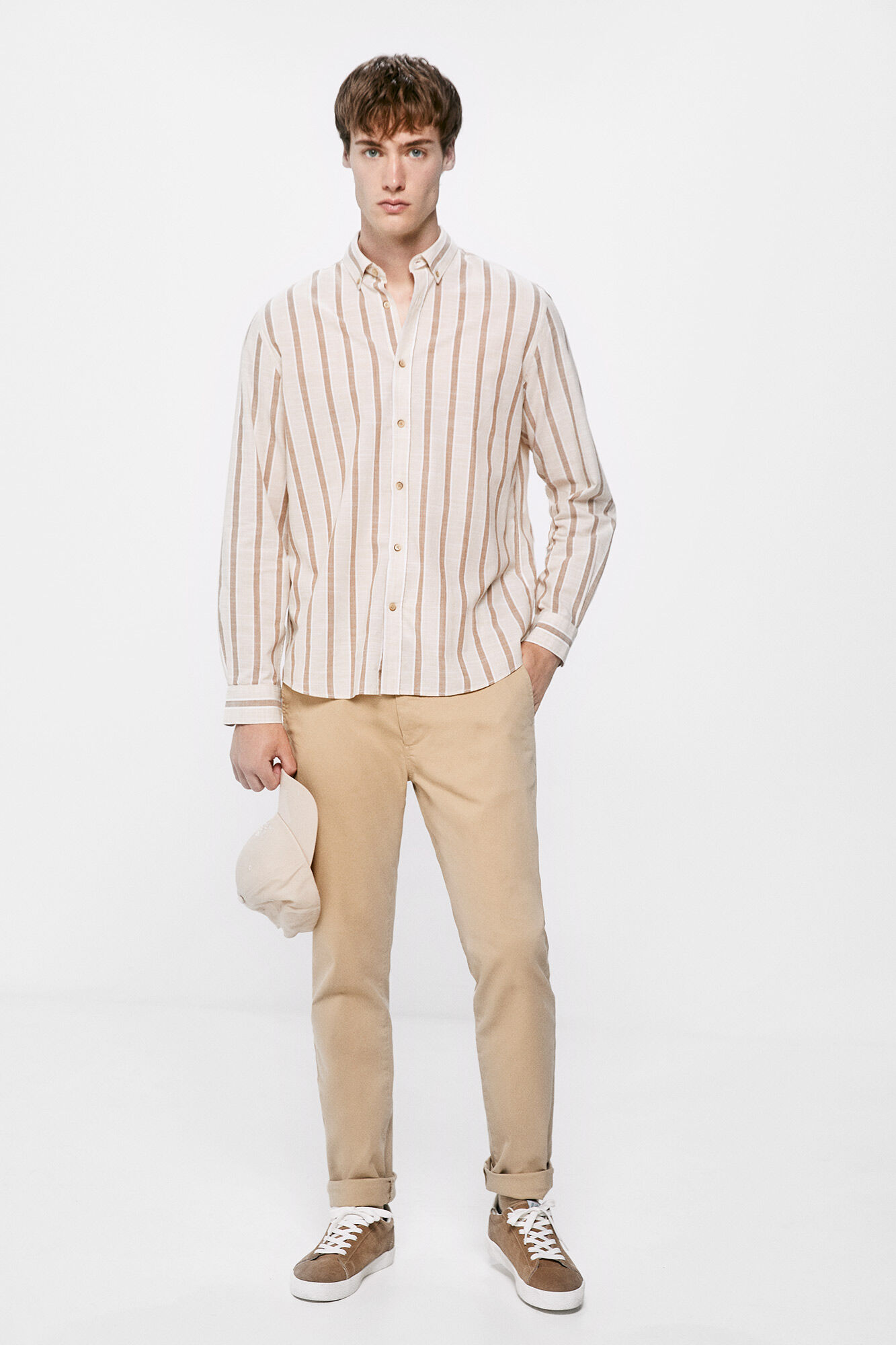 camisa polo listrada