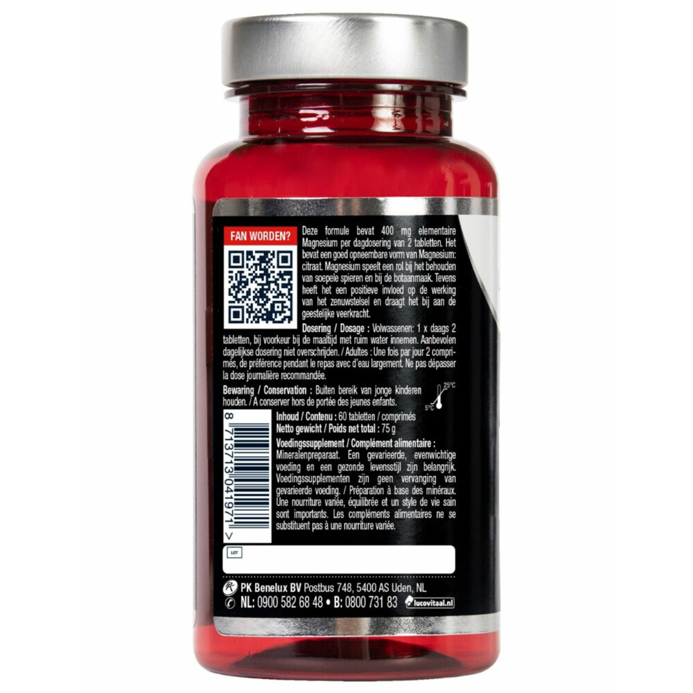 2x Lucovitaal Magnesium Citraat 400mg60 tabletten