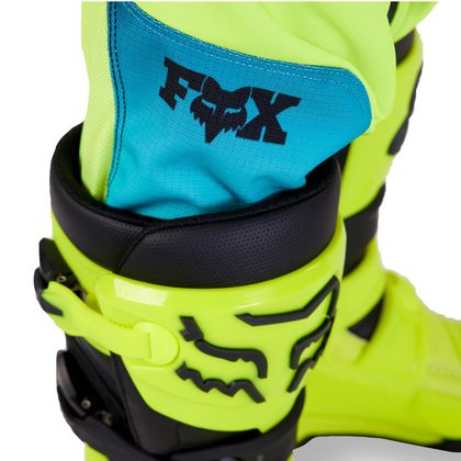 Pantalon cross Fox YOUTH 360 STREAK - Noir / Jaune