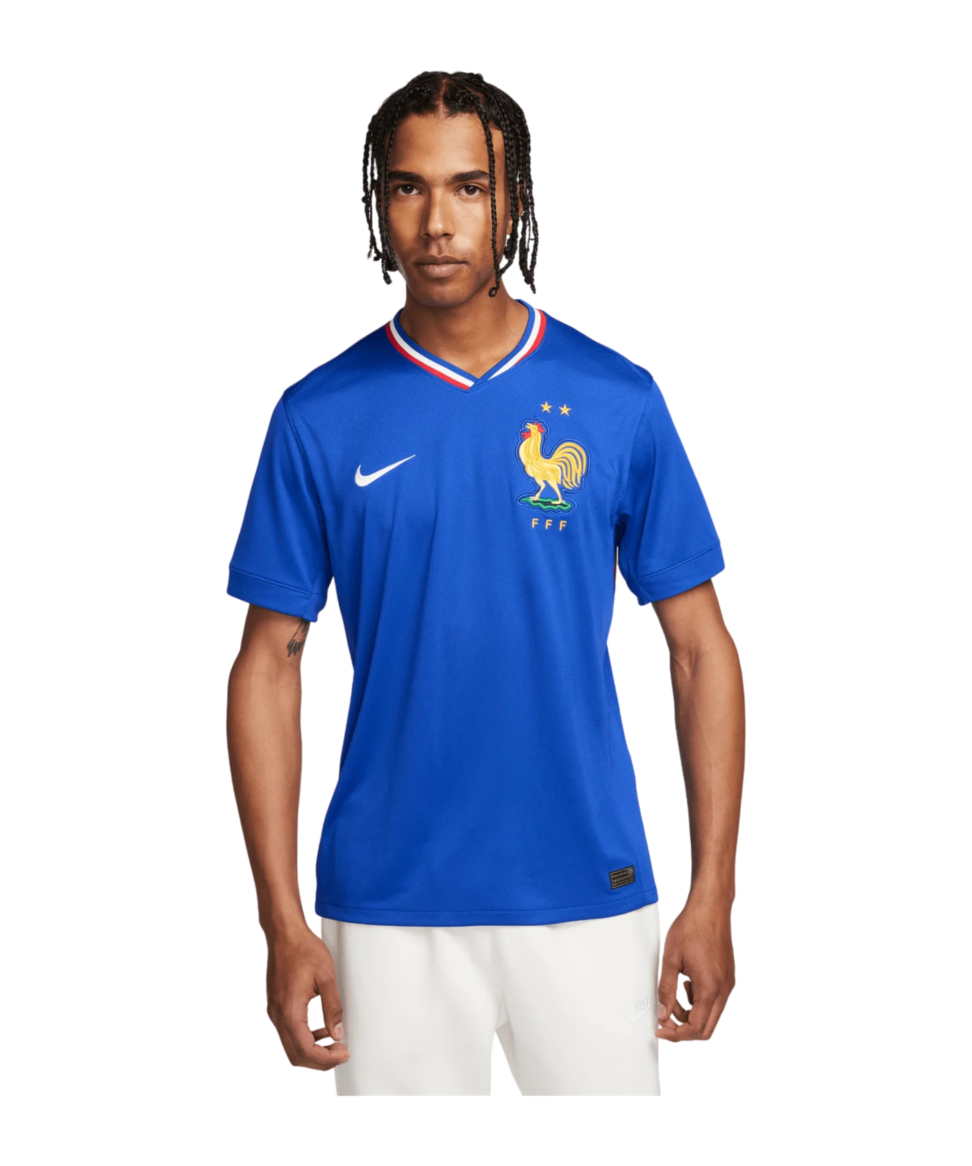 Nike Frankreich Trikot Home EM 2024 Blau F452