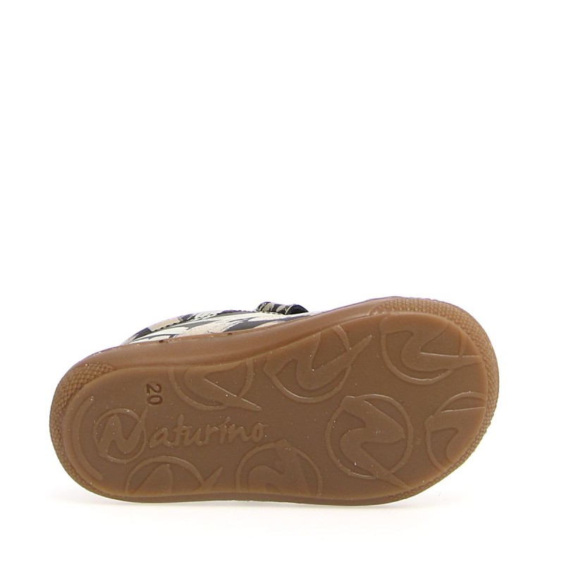 Naturino Naturino Cocoon Supersouple Velcros Or Noir