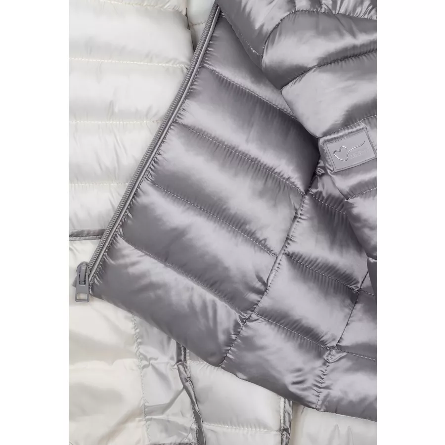 MINOTI Steppjacke mit Kapuze Silber