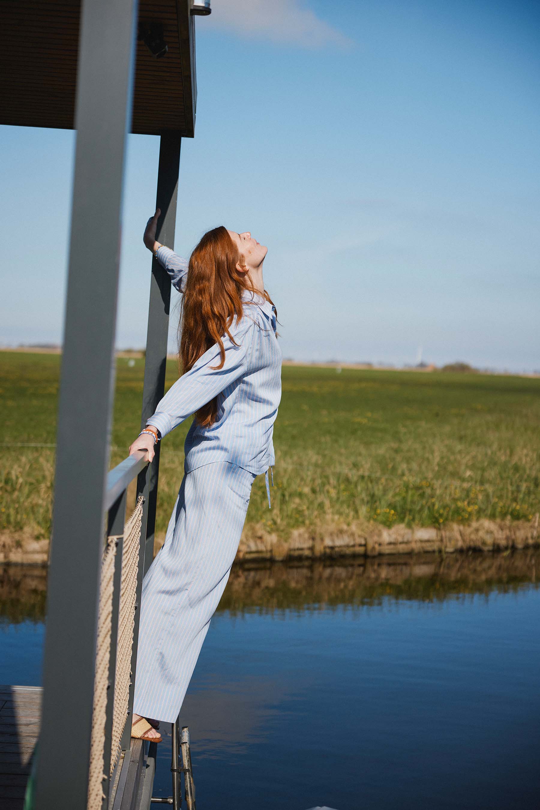 gestreepte broek