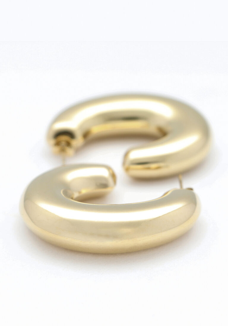 NOTRE-V gouden notre-v oorbellen earring big