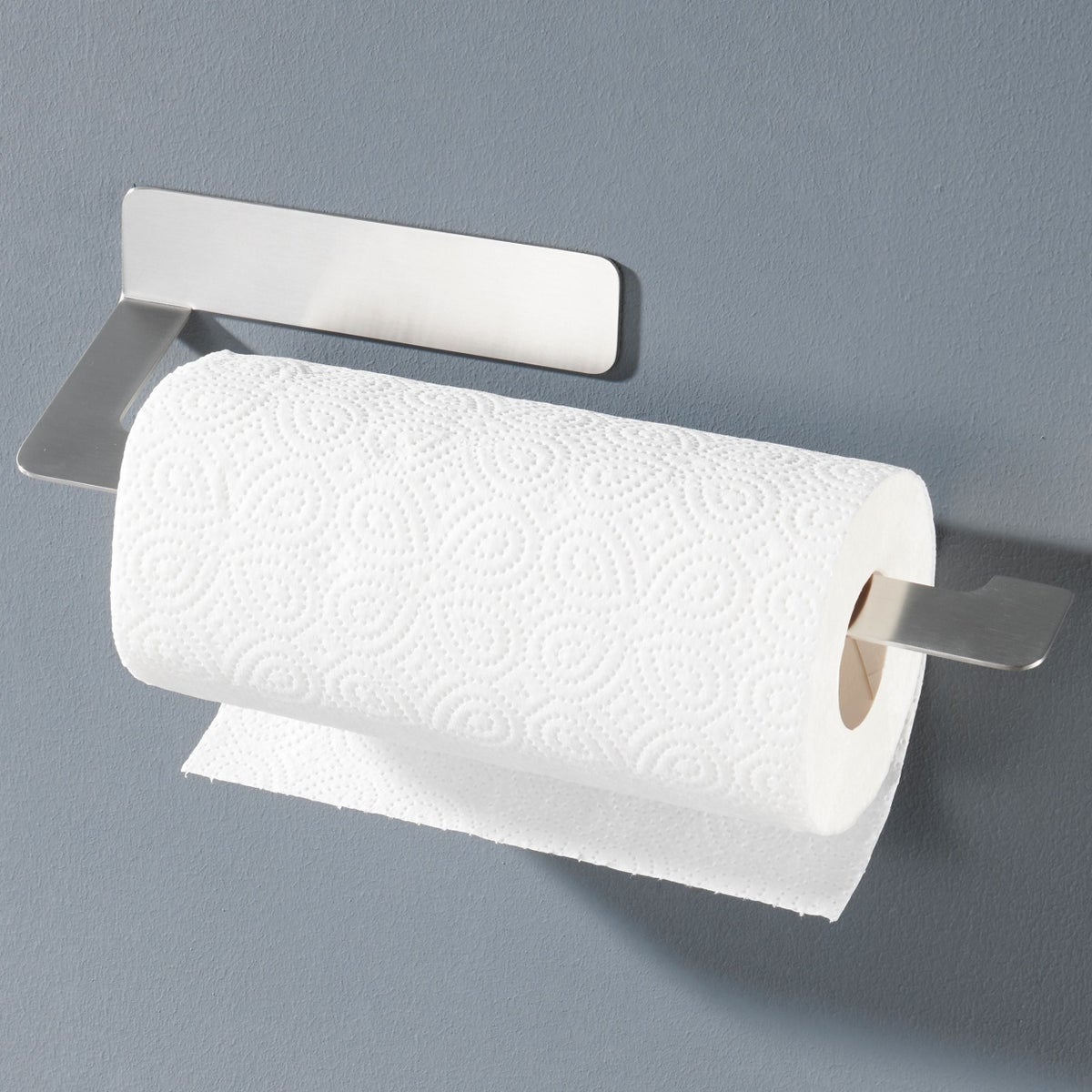 DEKAZIA® Geborsteld RVS Keukenrolhouder | Keukenrolhouder zonder boren, Wandmontage Keukenrolhouder, Keukenrolhouder, Keukenrolhouder, Papierrolhouder, Taartrolhouder, Wandmontage Rolhouder