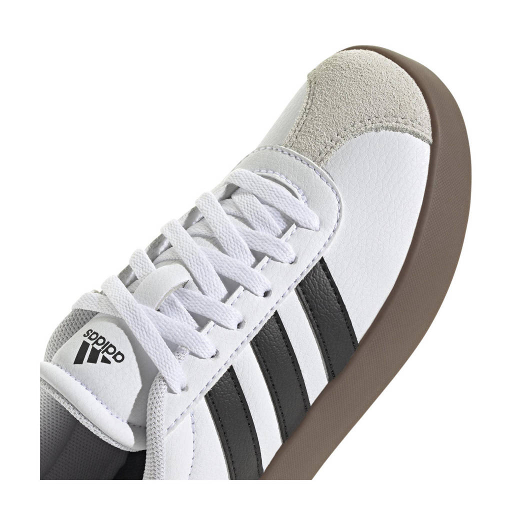 adidas VL Court 3.0 sneakers wit/zwart/beige