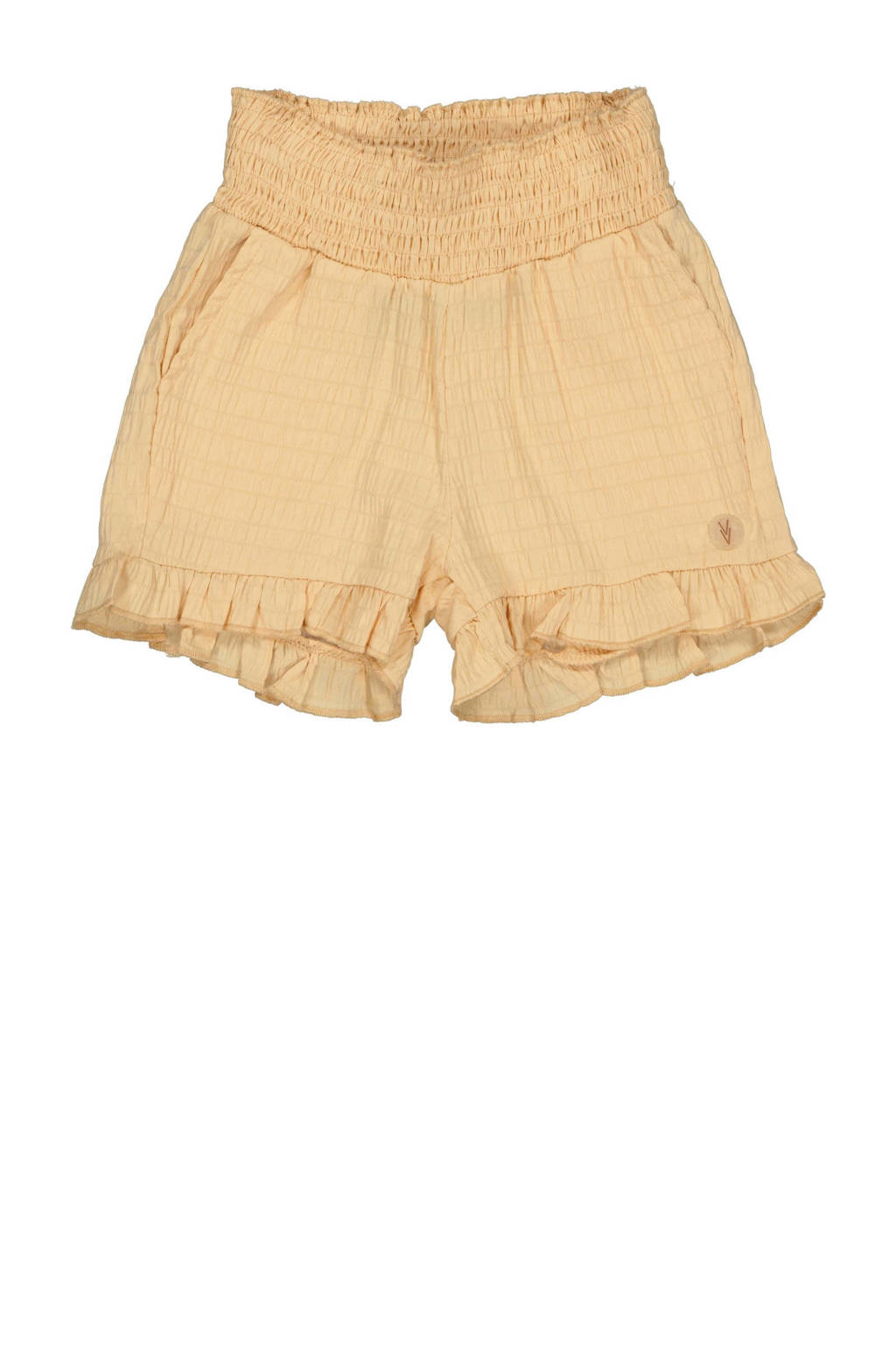 LEVV regular fit casual short MYA lichtgeel