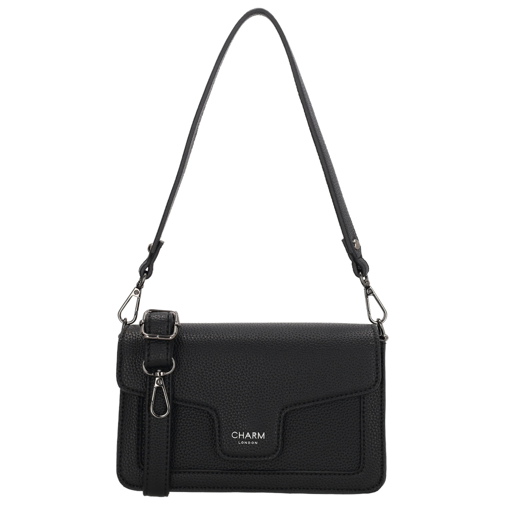 Charm London Monaco Handtas S Overslag Zwart