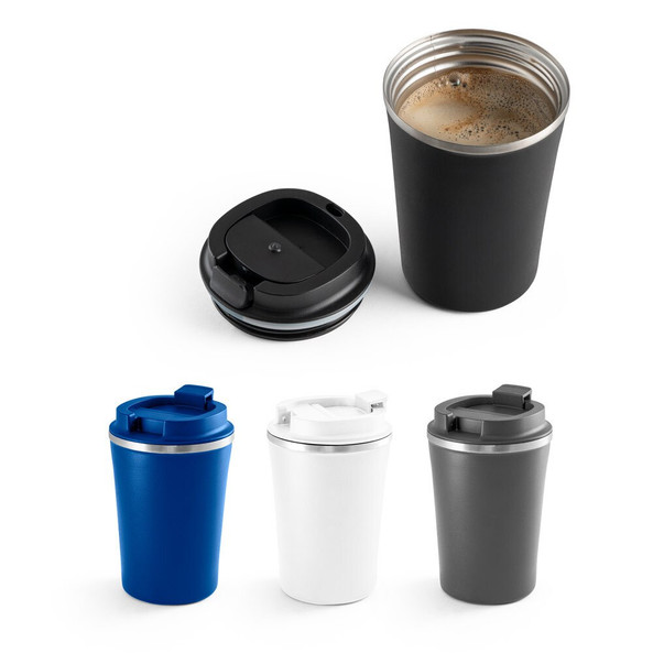 hi!dea 94772 - Tasse de voyage 470mL en acier inox et PP