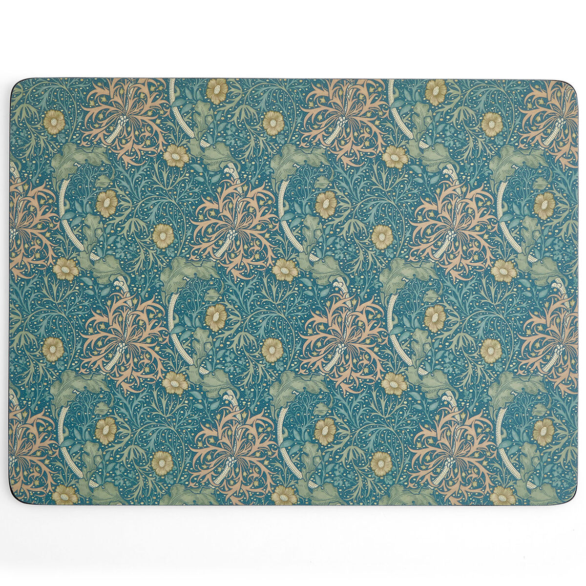 Spode Morris & Co Seaweed bordbrikker 40x30 cm 4-pakning, grønn
