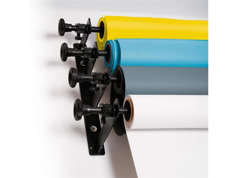Dörr Aufhängung für 4 Papierhintergründe Rollenaufhängung zum Auf- und Abrollen von bis zu 4 Papierhintergründen