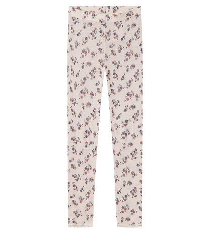 Name It Leggings - Uld - NkfWang - Lilac Ash m. Hulm?nster