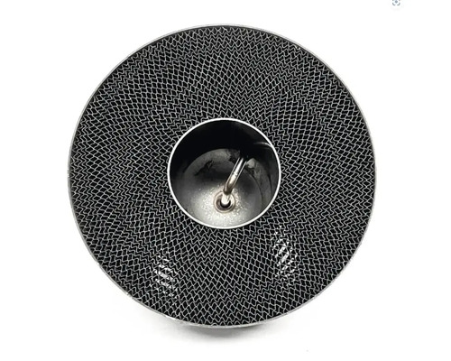 Fijnstoffilter FIREFIX schoorsteenFILTER, rookgasafvoer met inspectieluik ø 150 mm, 30 cm lang, donkergrijs
