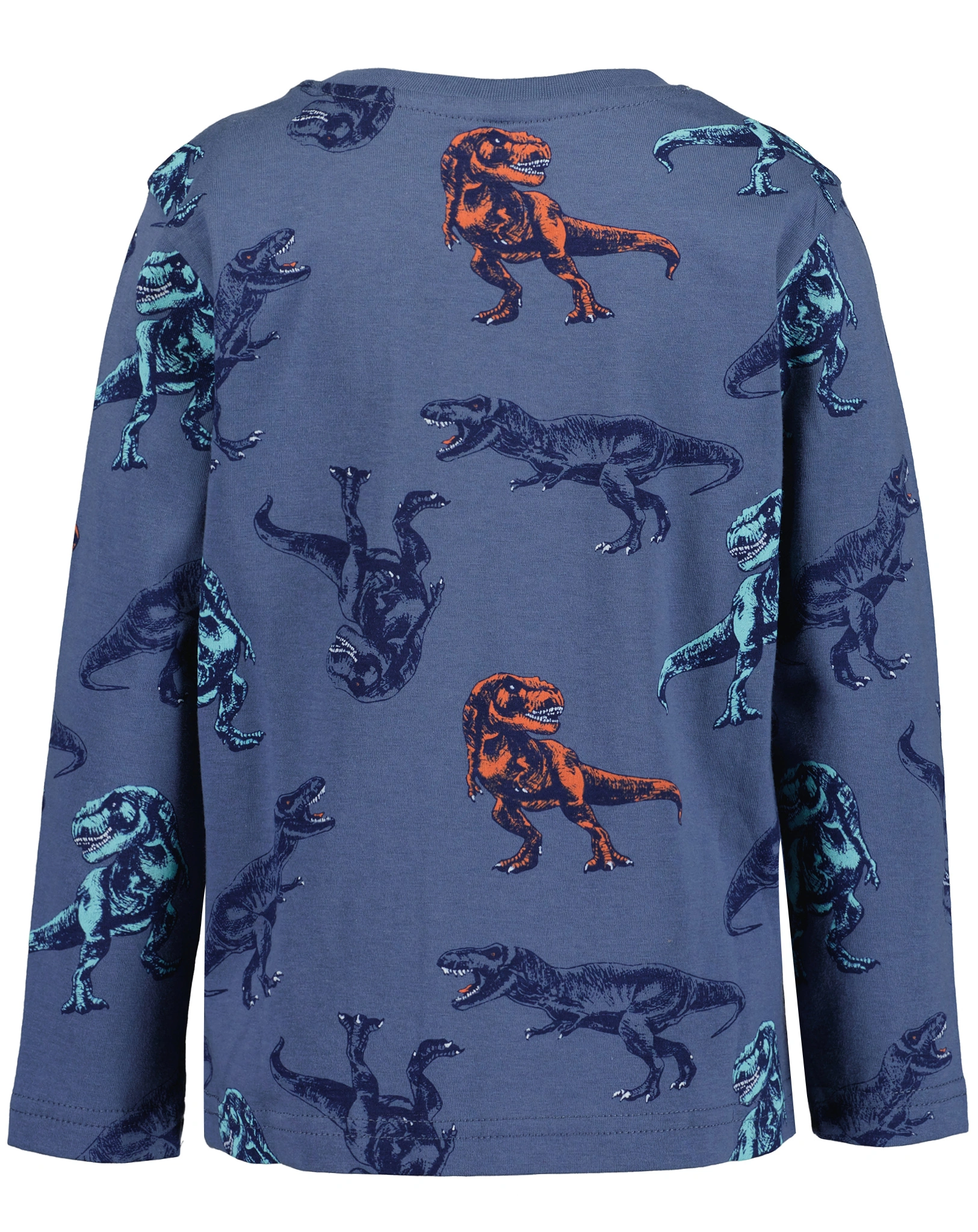 Langarmshirt T-REX AOP in jeansblau