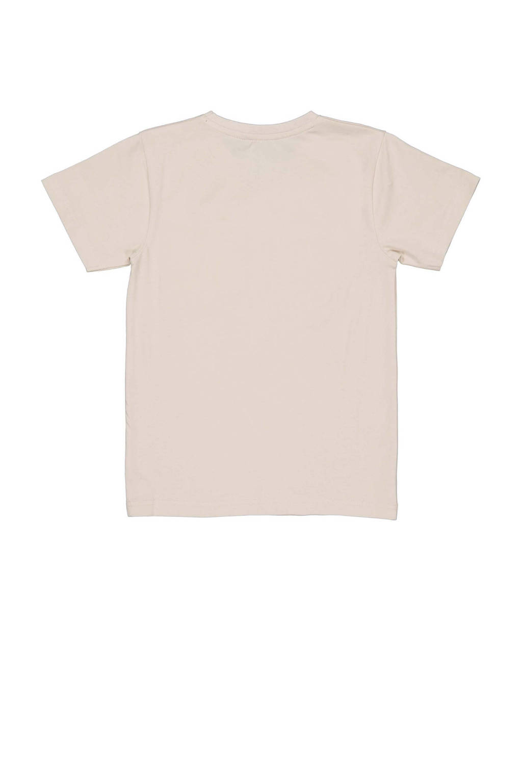 LEVV T-shirt KARAN met printopdruk ecru