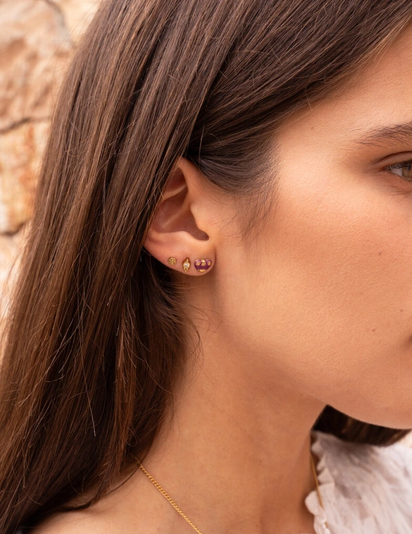 My Jewellery Studs met platte roos MJ12092