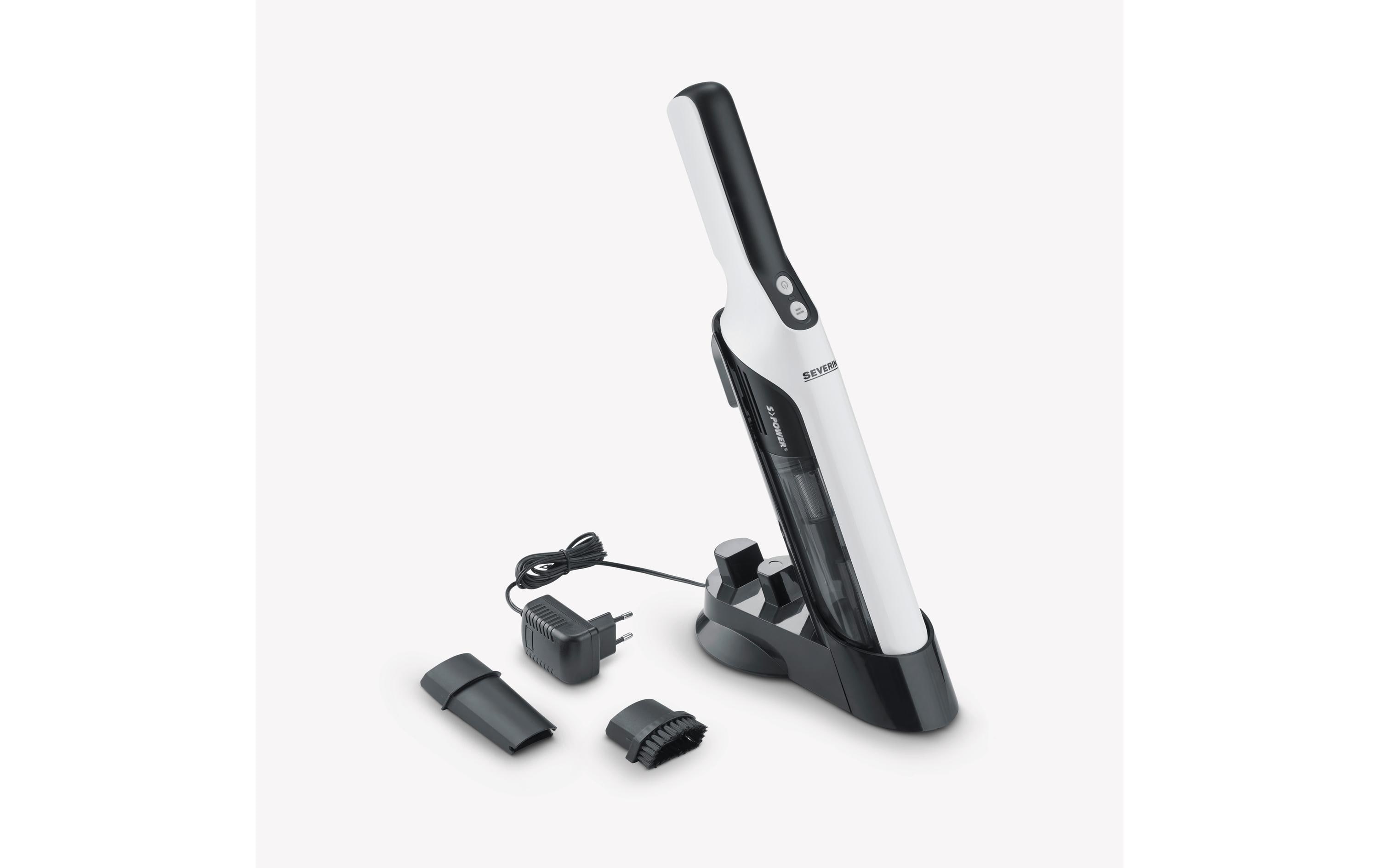 Akku-Handsauger HV 7140 Schwarz/WeissKabelloser Handstaubsauger