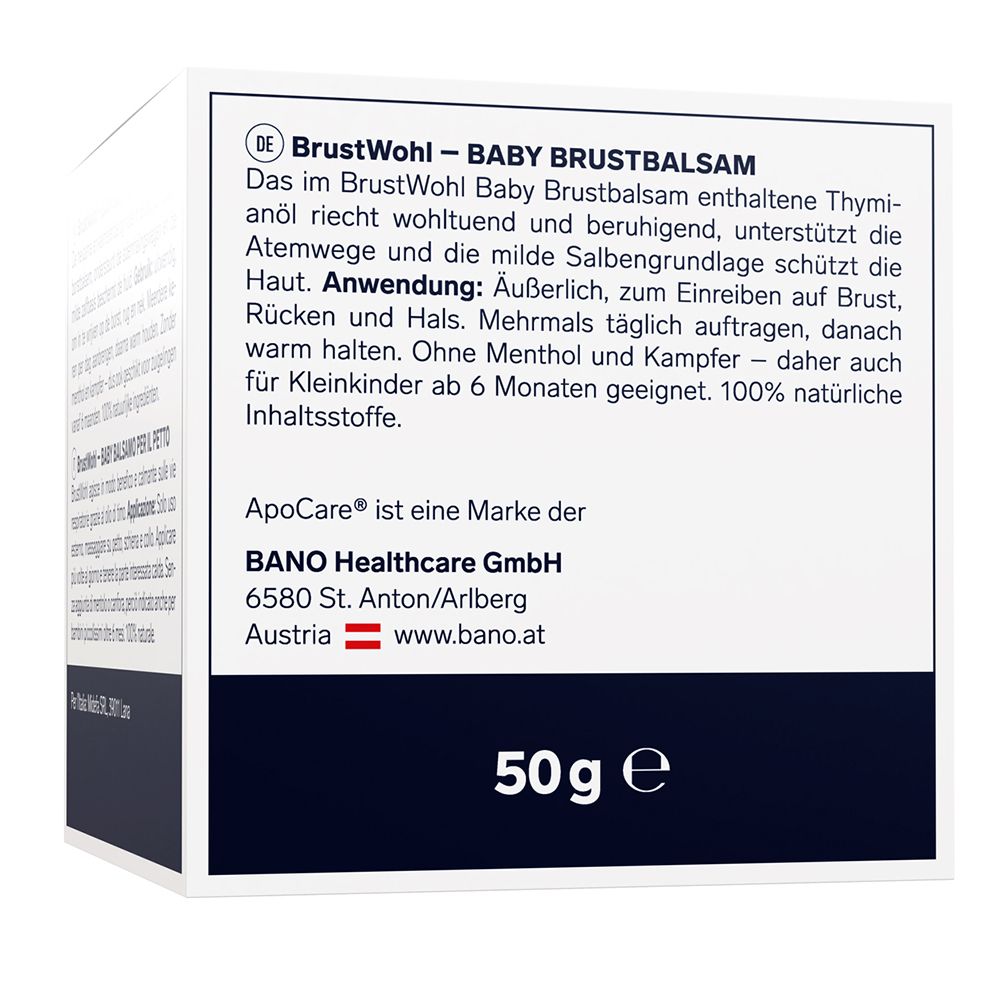 ApoCare® BrustWohl Baby Brustbalsam