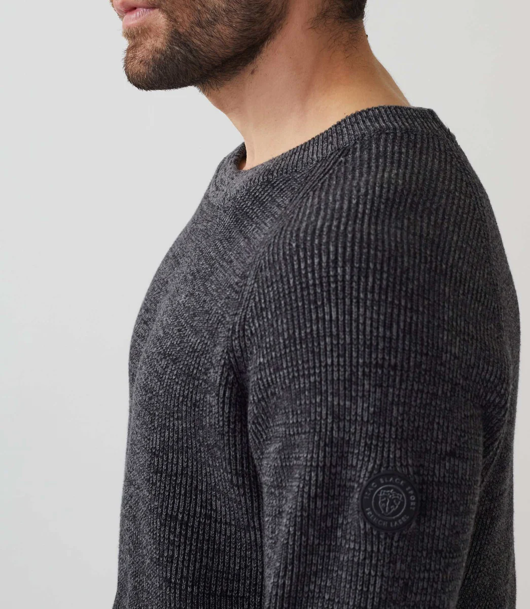Pull col rond anthracite 