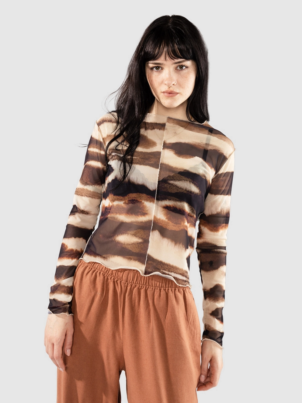 24 Colours 12470A Long Sleeve T-Shirt brown