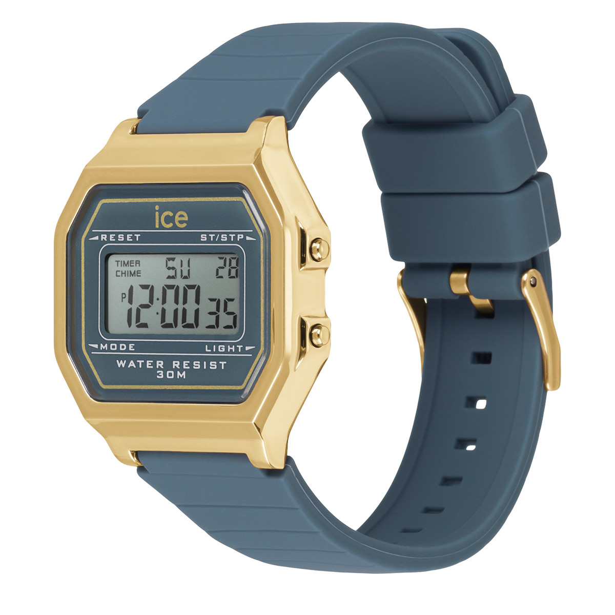 Montre ICE WATCH ice digit retro femme bracelet silicone bleu