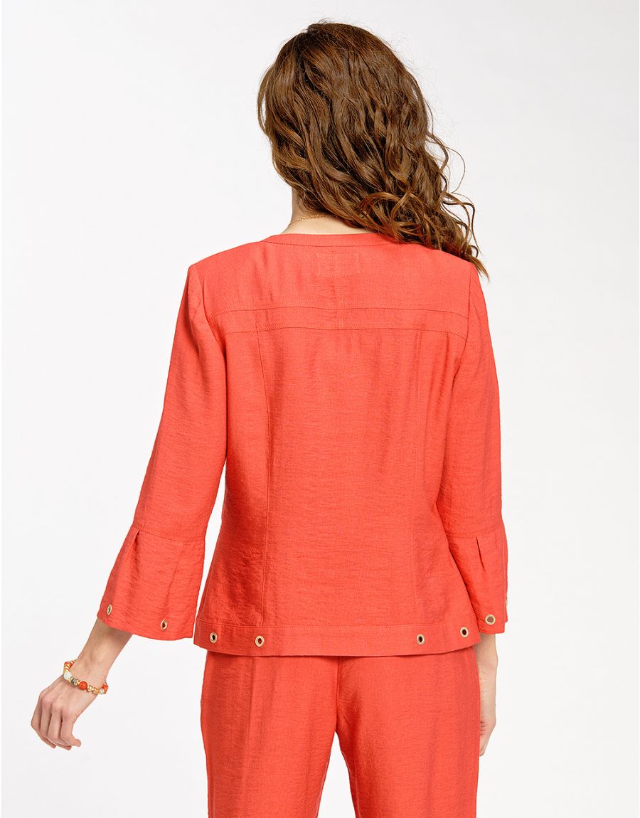 Veste chic rouge légère