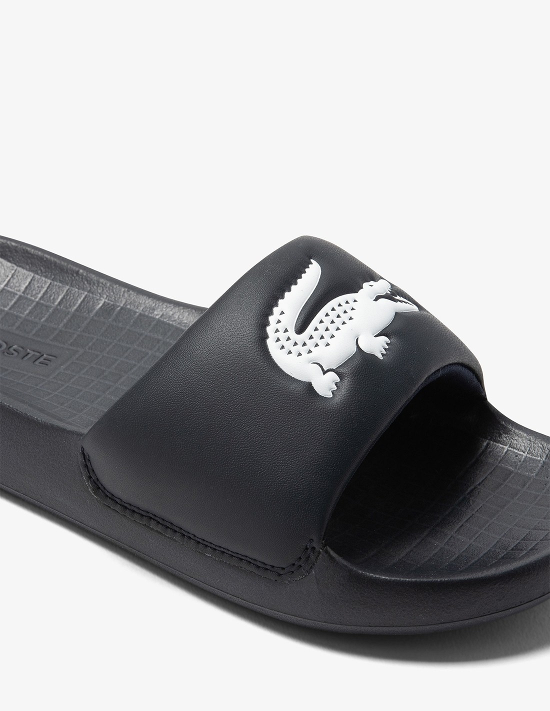 lacoste Claquettes homme serve slide noir