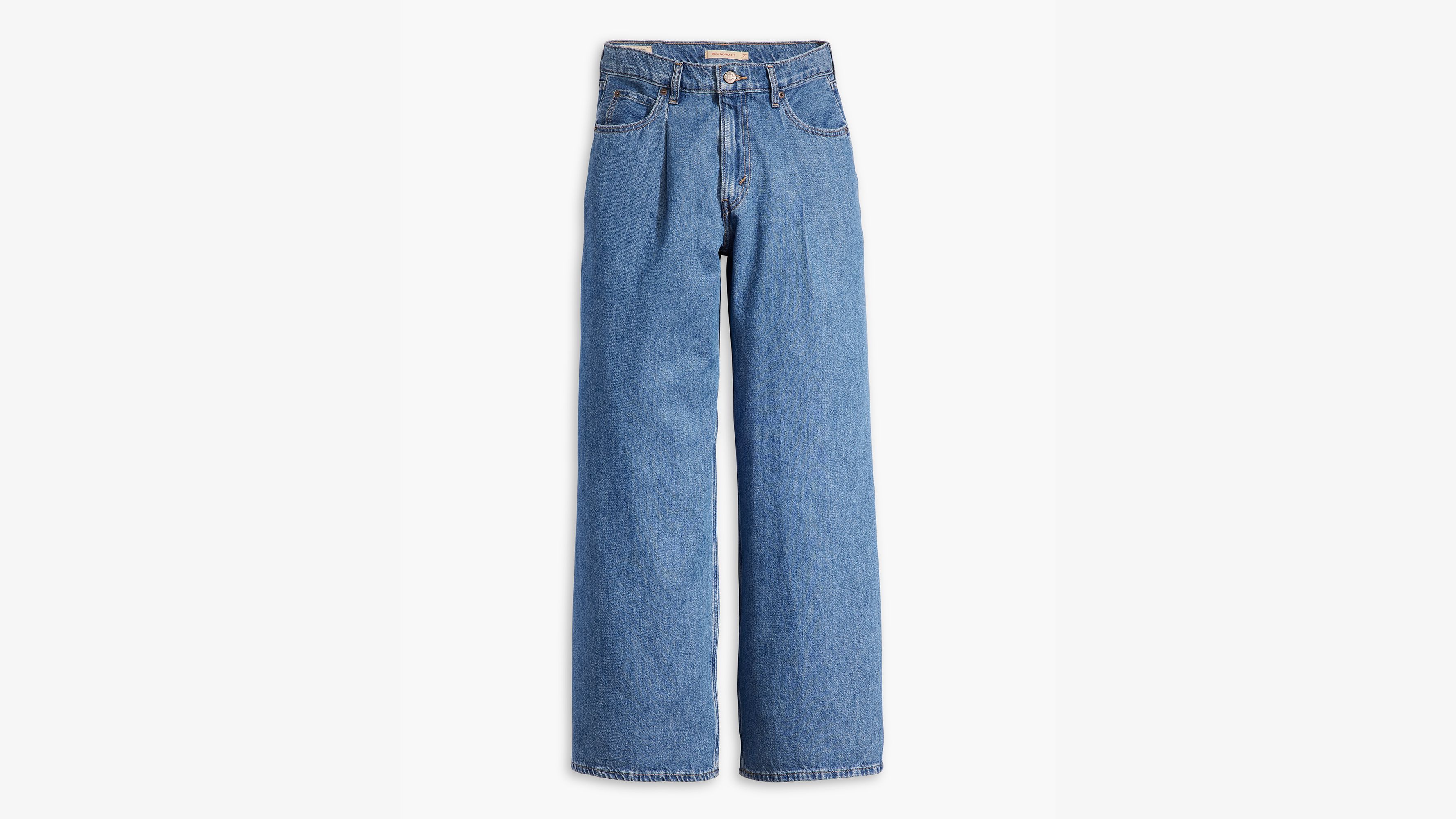 Jean Baggy Dad Wide Leg Lightweight - Cause And Effect - Bleu