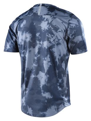 Maillot Manches Courtes Troy Lee Designs Flowline Plot Gris