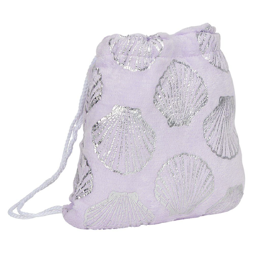 Plaid flanelle sirène pour enfant avec sac de rangement