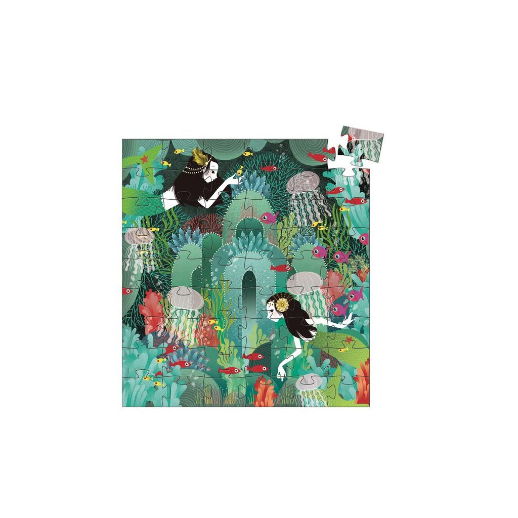 Puzzle Silhouette - Paradis Aquatique - 54 Pièces