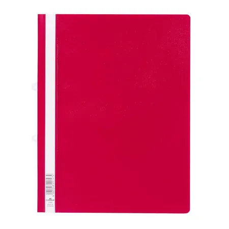 Durable 258003 Sichthefter mit Abheftschieber, rot