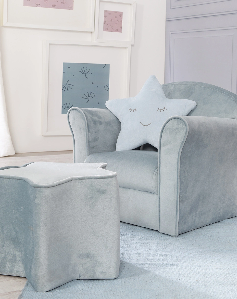 Kindersessel mit AL LIL SOFA (Farbe: sky)