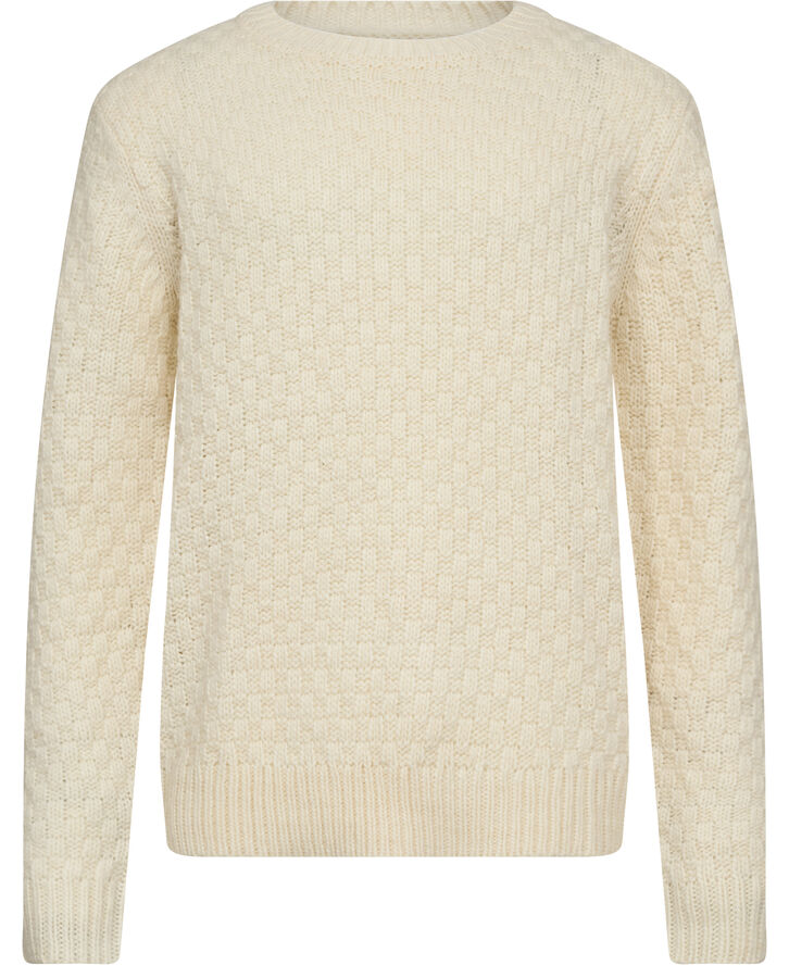 Magasin du Nord Collection Basket Knit RWS Off white
