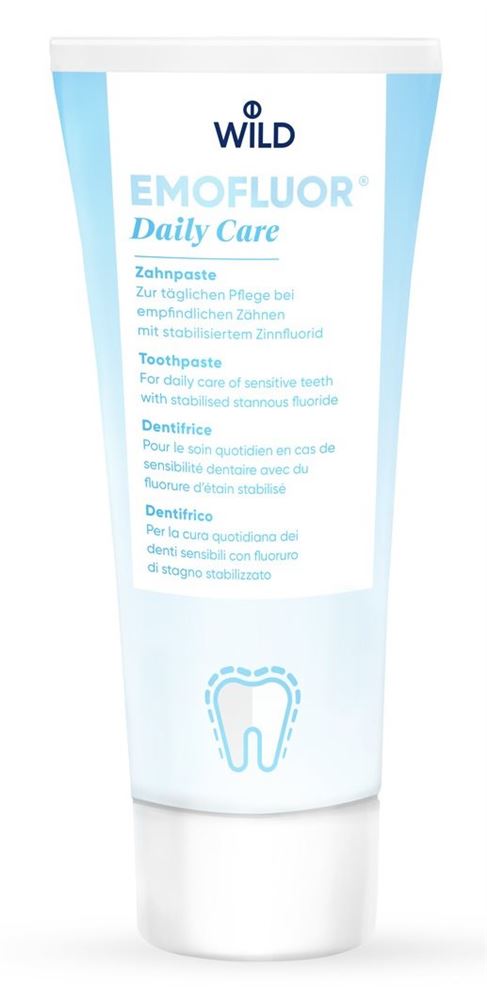 EMOFLUOR Daily care Zahnpaste<br>75 ml, Tube