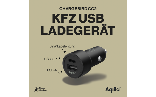 Aqiila Chargebird CC2 Auto-Ladegerät 32W