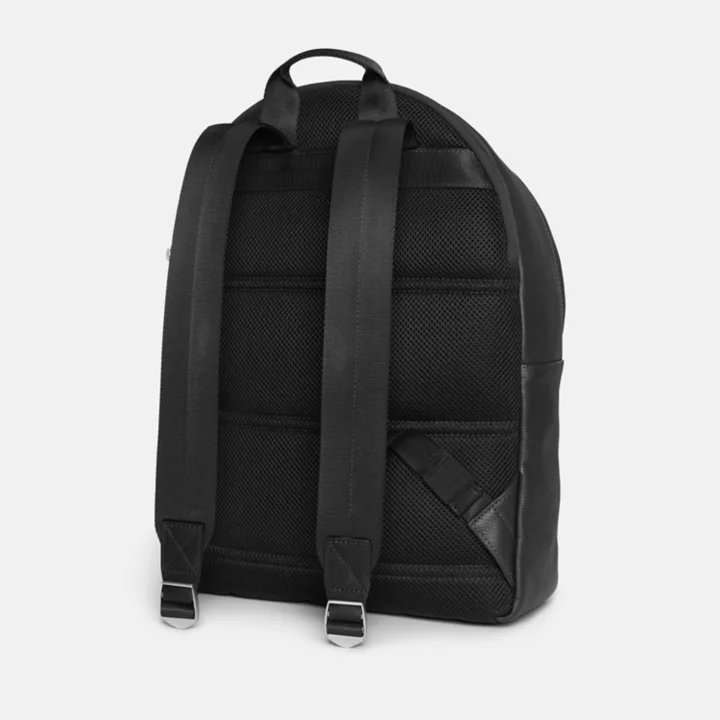 Sac à dos en cuir Tuckerman en noir