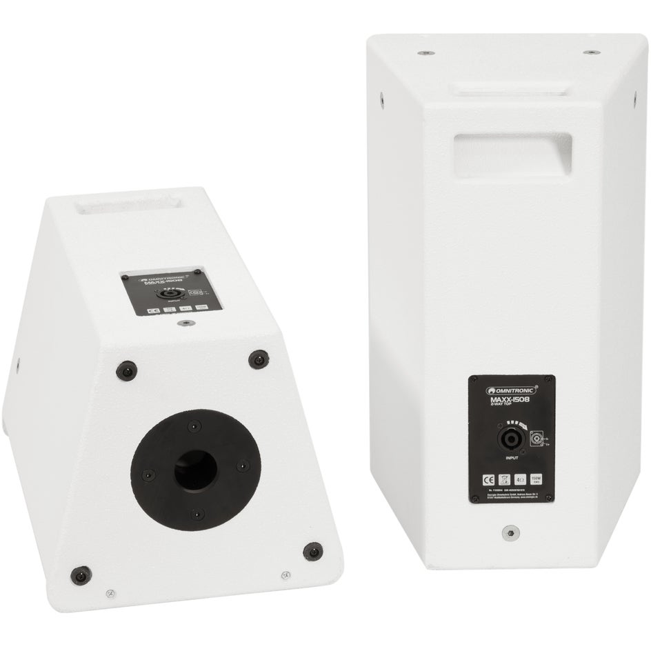 Omnitronic MAXX-1508DSP 2.1 draagbaar actief PA-systeem met DSP (wit)