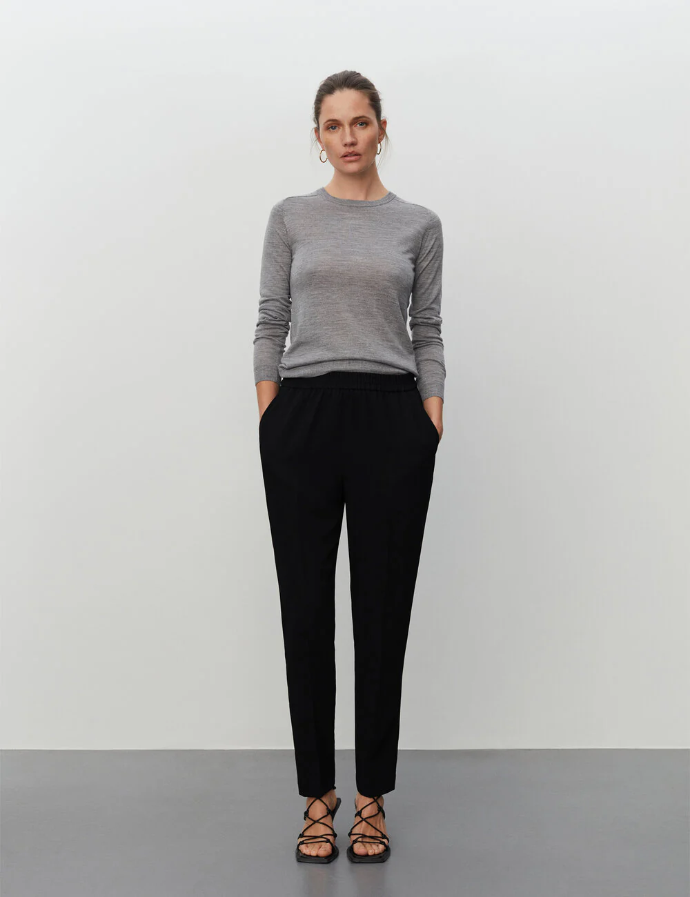 DAY Birger et Mikkelsen  Malin Classic Gabardine, bukser - Sort