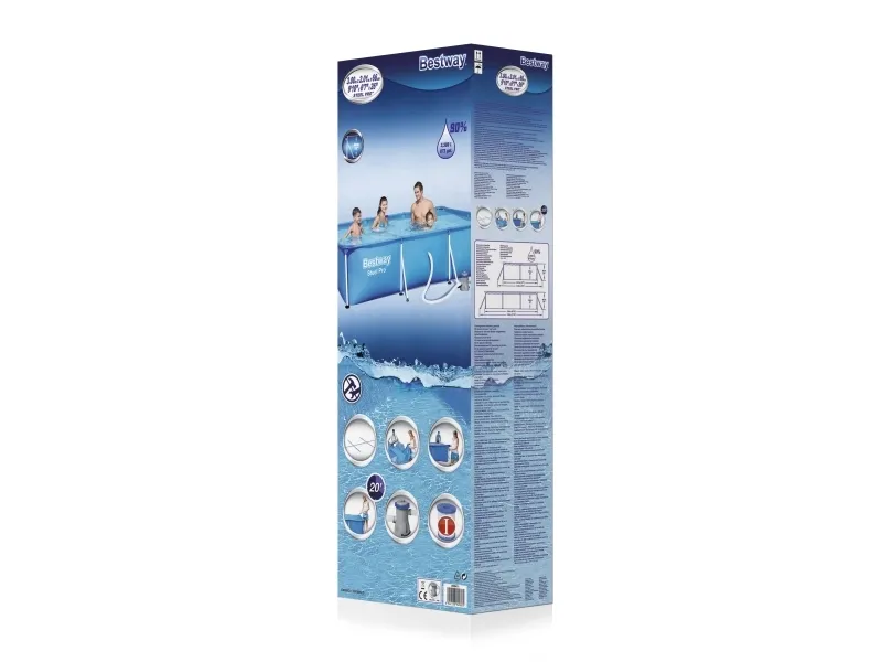 Bestway Steel Pro Frame Pool Set with Filter Pump 3x2.01x0.66m - 3.300 L