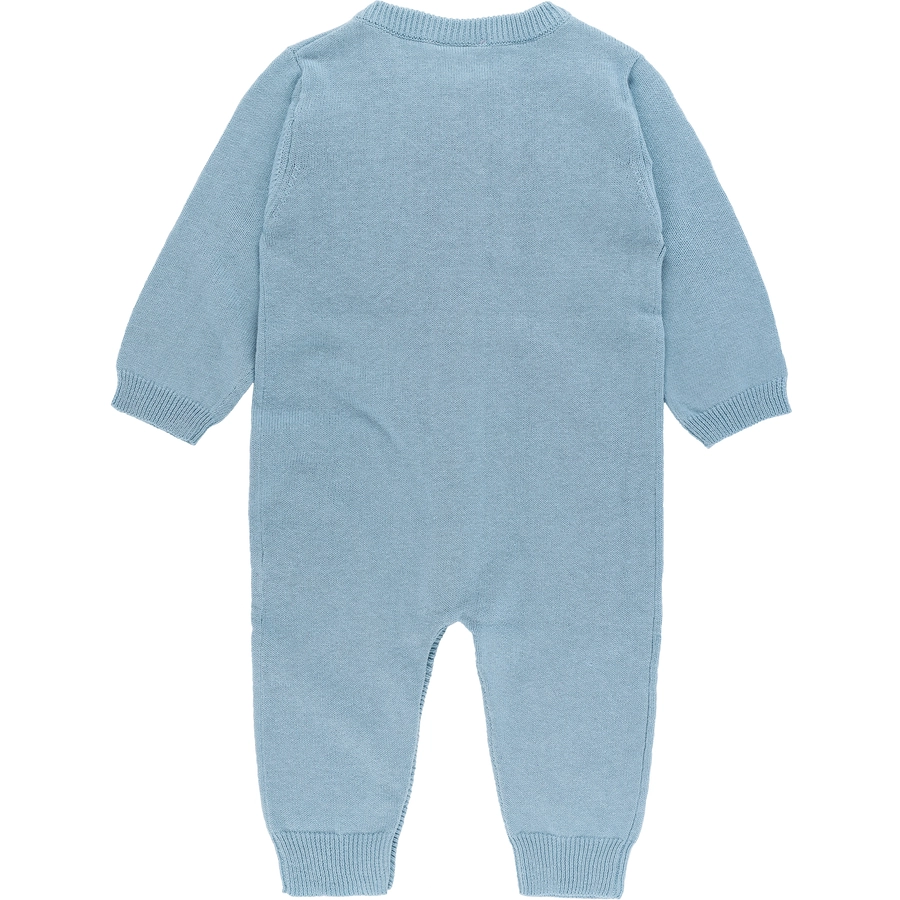 kindsgard Strickoverall strikka Feinstrick blau