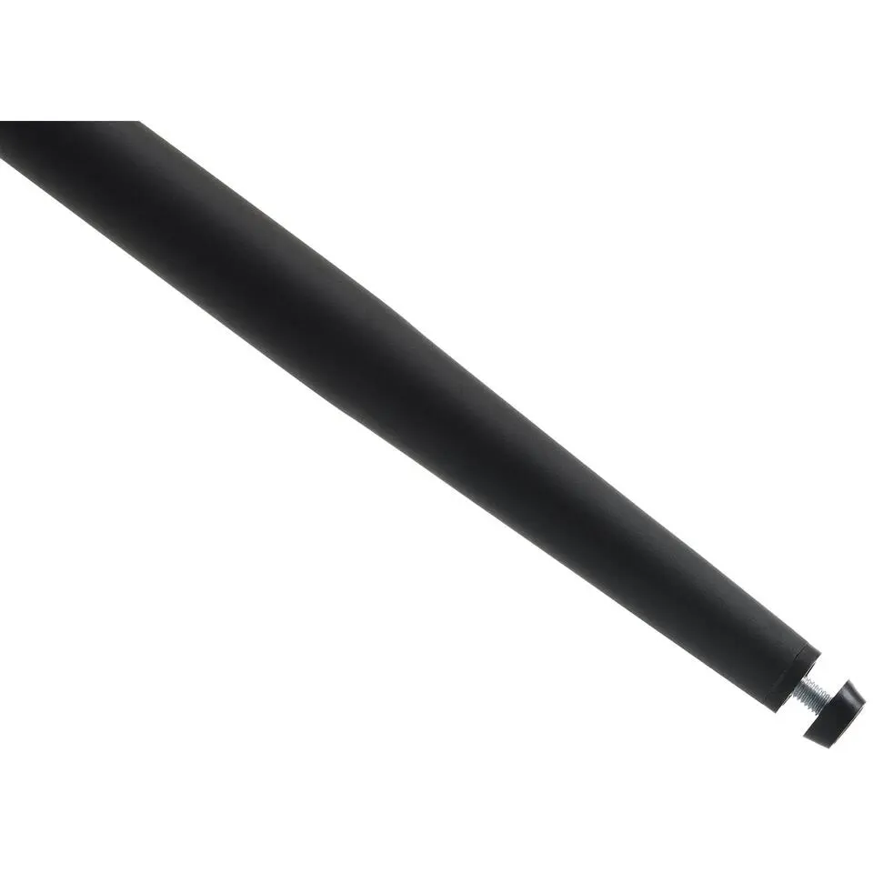 CLP Barkruk Dartford mat zwart Frame - Stof - donkergrijs