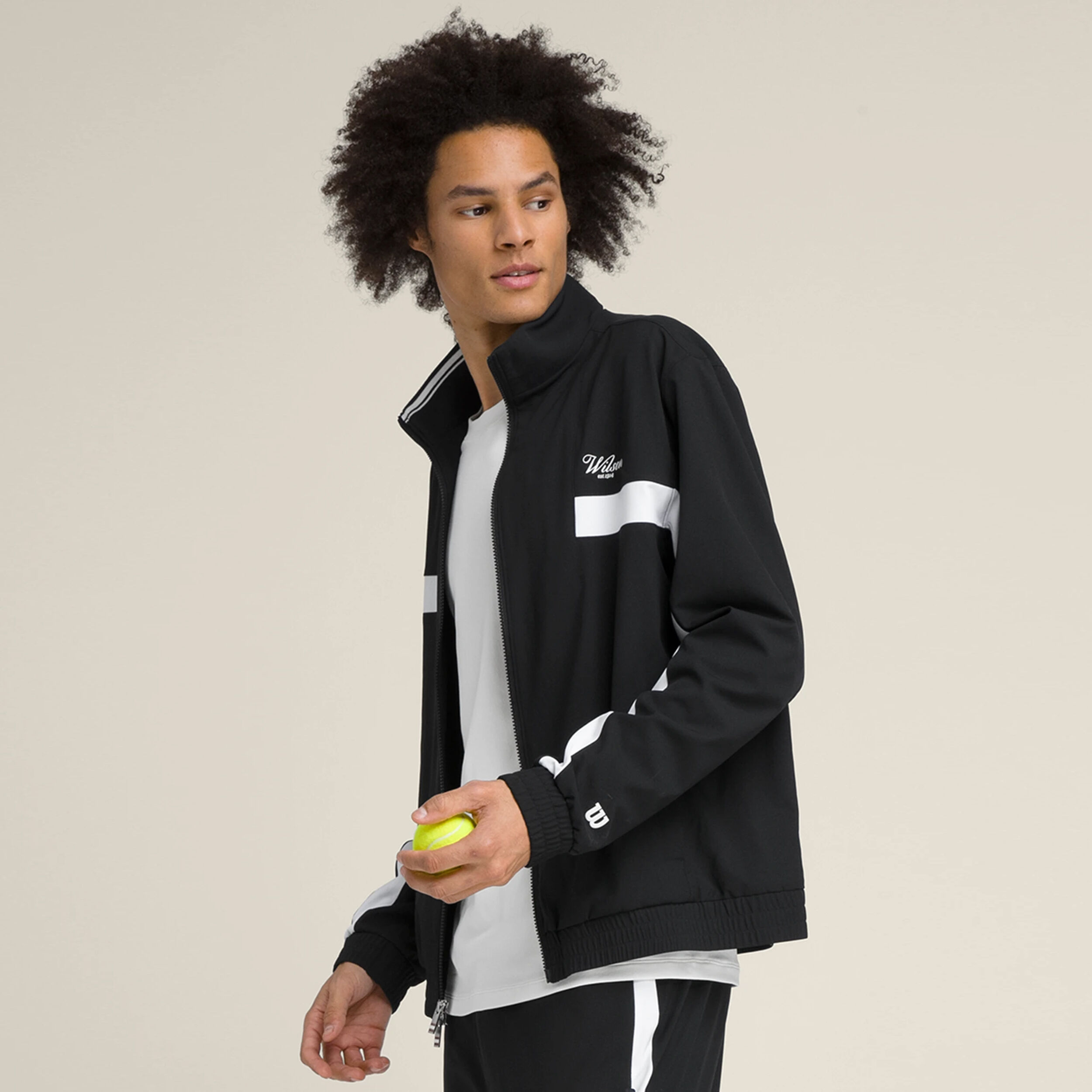 Wilson Grand Slam Veste De Survêtement Hommes - Noir