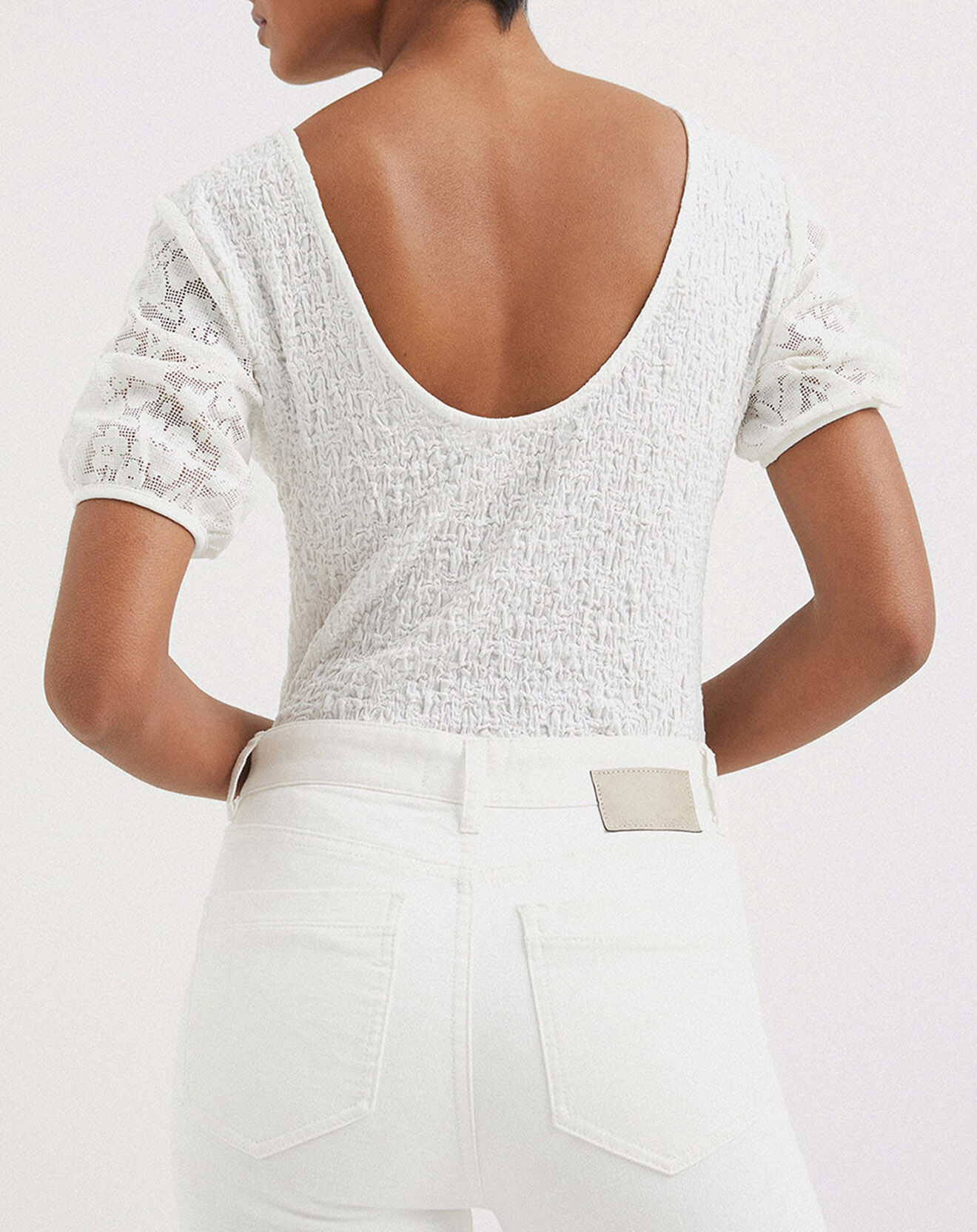 Desigual Top Cleo blanc