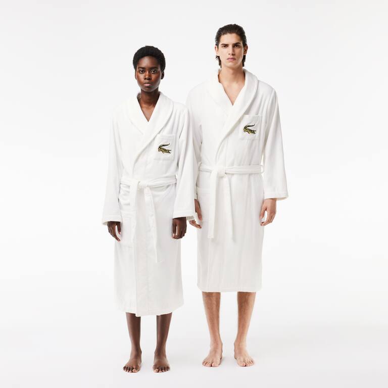 Peignoir L René Peignoirs de bain - Blanc - Lacoste - Unisex