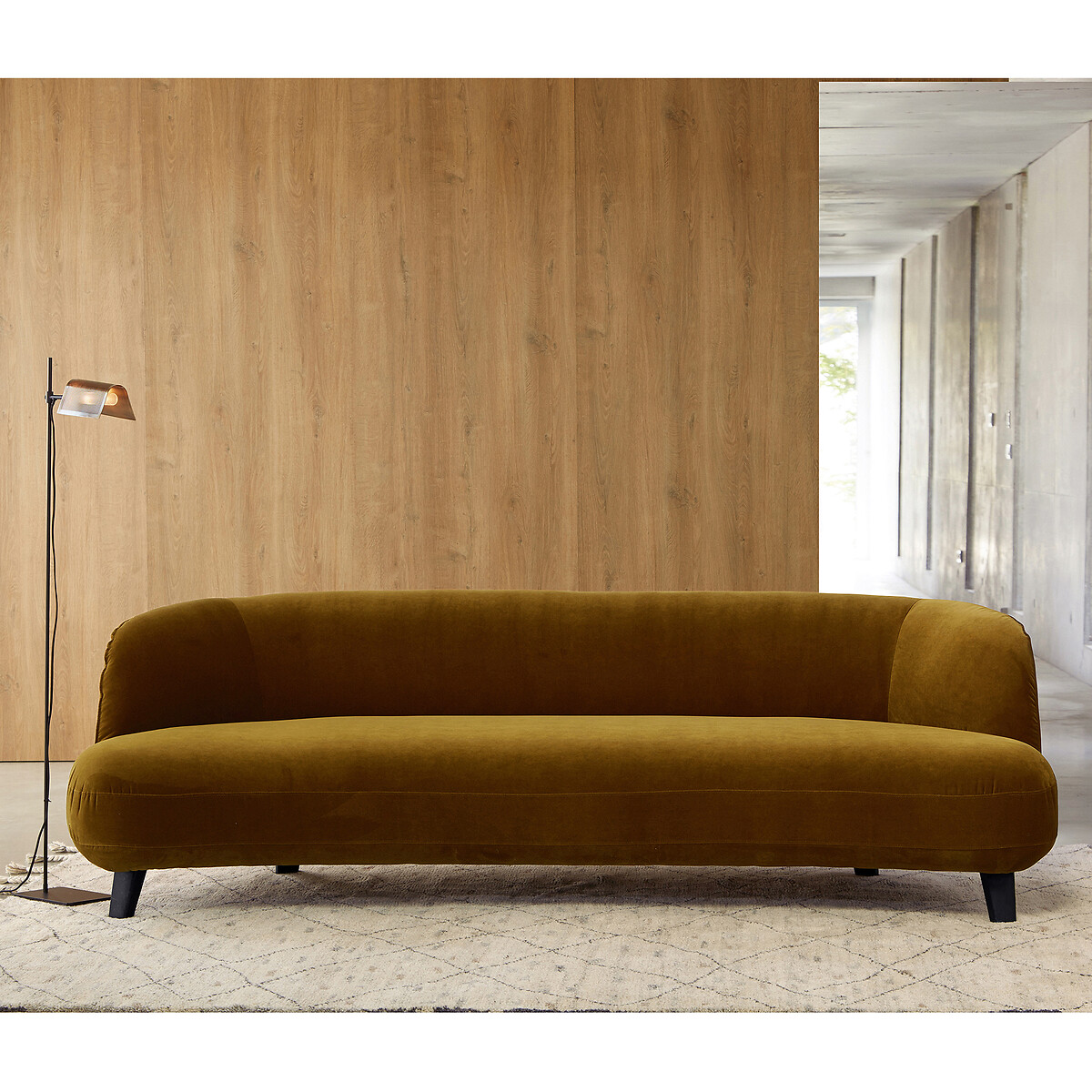 AM.PM<br>Sofá de veludo, 5 lugares, modelo Rosebury, E. Gallina